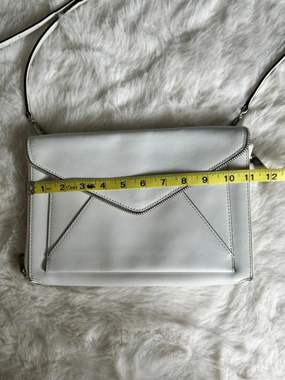 White Rebecca Minkoff Convertible Envelope Bag